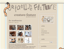 Tablet Screenshot of creature-feature.com